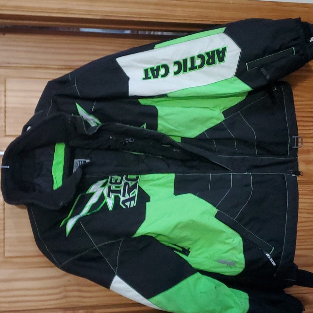 Mens arctic cat jacket with liner jacket